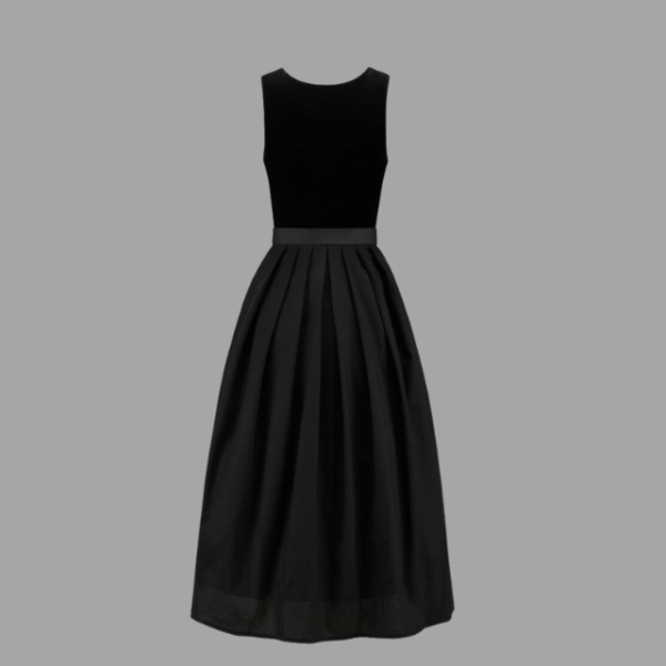 Luxurious Black Velvet Dirndl Dress – Timeless Elegance Meets Modern Comfort - Image 2