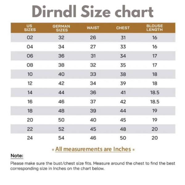 Traditional German Dresses | Authentic Dirndls Outfits - Image 3