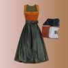 Orange Velvet Dirndl Dresses | Luxurious Bavarian Style