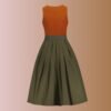 Orange Velvet Dirndl Dresses | Luxurious Bavarian Style - Image 2