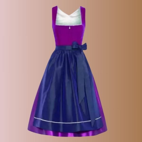 Purple Velvet Dirndl: Luxe Style & Festive Elegance
