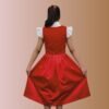 Red Velvet Dirndl Dresses | Bold Bavarian Elegance - Image 3